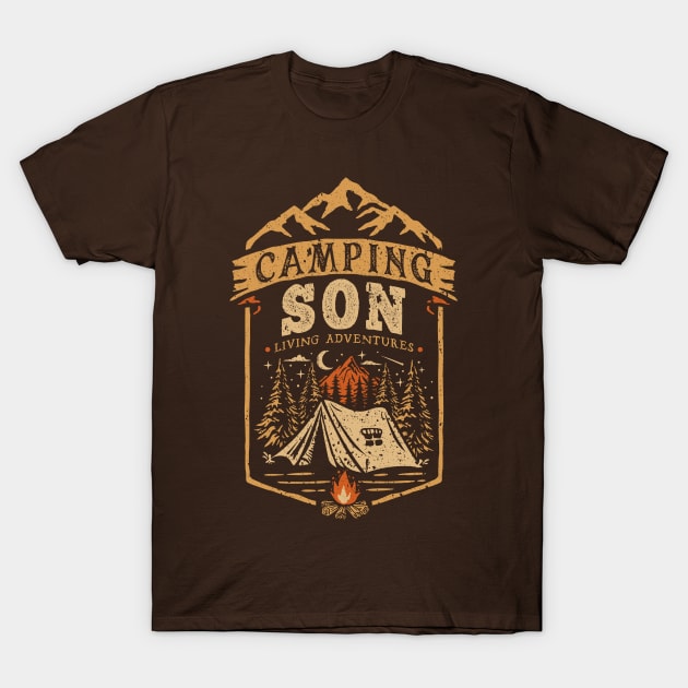 Camping Son T-Shirt by Olipop